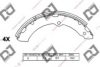 DJ PARTS BS1051 Brake Shoe Set